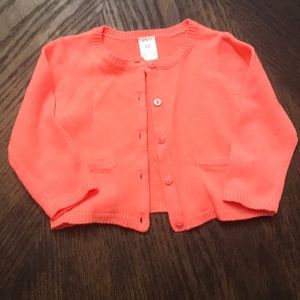 12 Month Coral Cardigan
